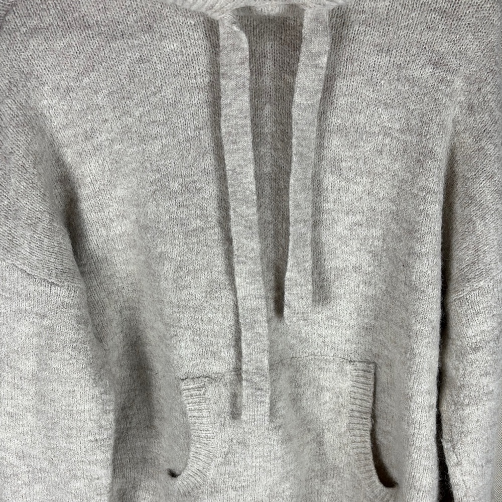 Madewell > Wilmington Wool Cream Hooded Sweatshirt Small - Picture 5 of 13